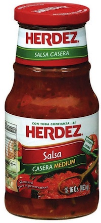 Jar of Herdez Salsa Casera