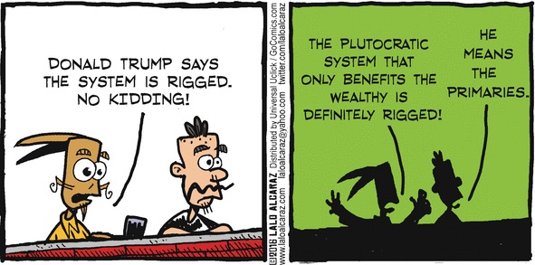 La Cucaracha: Is this is why Donald Trump won? (toon) - POCHO