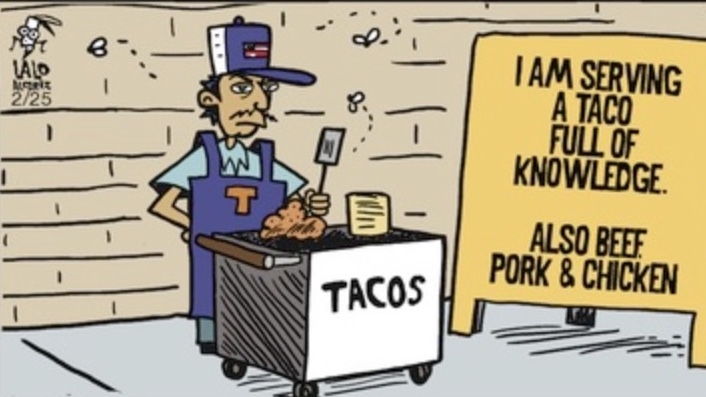 La Cucaracha Presents Taco Cart Guy's College of Taco Knowledge - POCHO